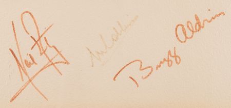 Lot #7143 Apollo 11 Oversized Crew-Signed Photograph - Image 2