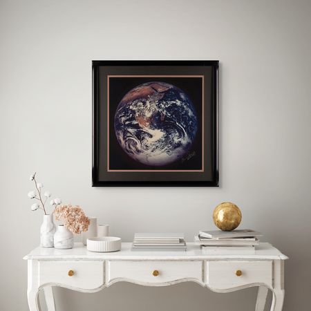 Lot #7380 Gene Cernan Signed Oversized 'Earth' Photograph - From the Personal Collection of Gene Cernan - Image 4