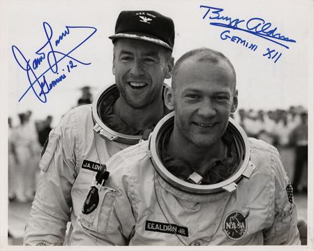 Lot #7068 Gemini 12: Buzz Aldrin and James Lovell