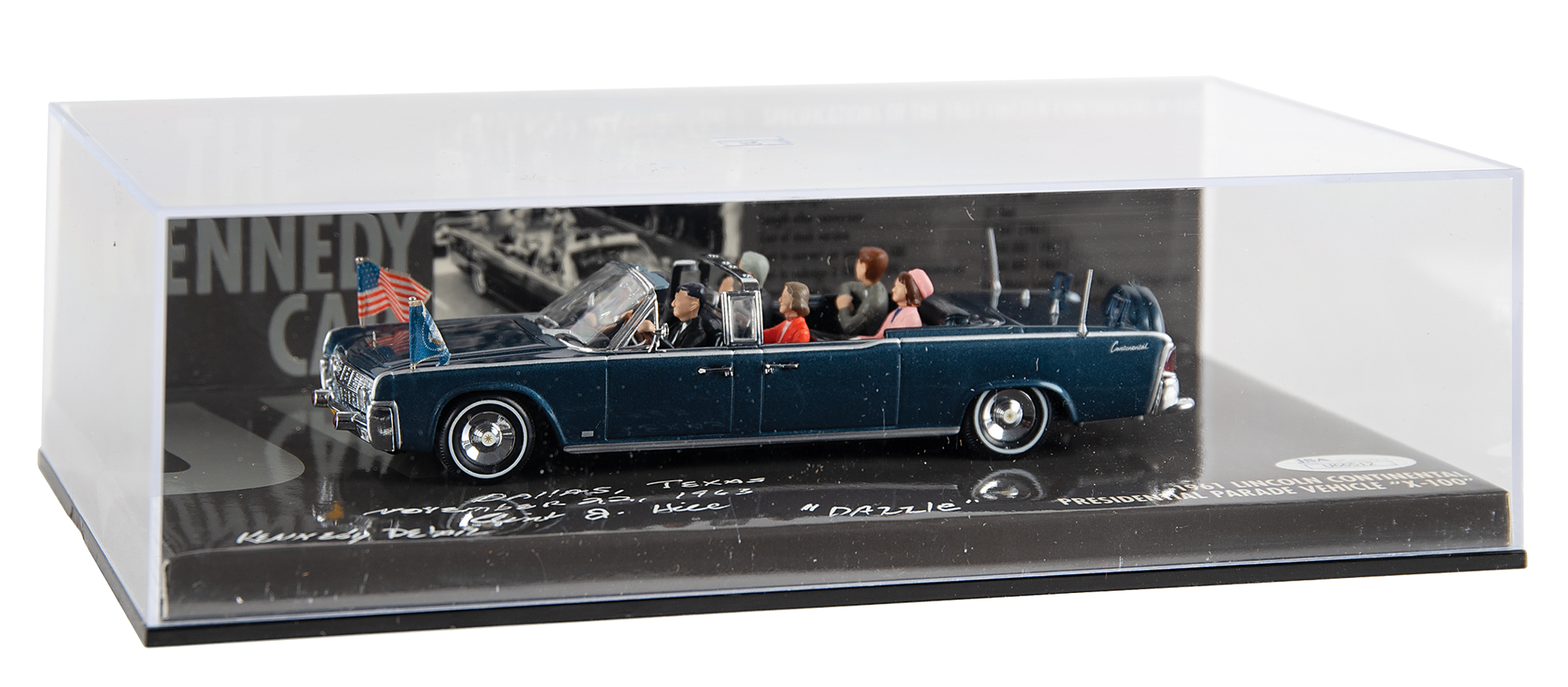 [入手困難]MINICHAMPS THE KENNEDY CAR Kennedy Assassination: Clint Hill Signed Model of 'The Kennedy Car' |