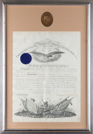 Lot #53 Chester A. Arthur Document Signed as President - Image 1