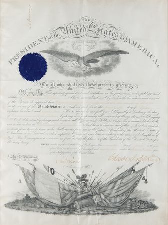 Lot #53 Chester A. Arthur Document Signed as President - Image 2