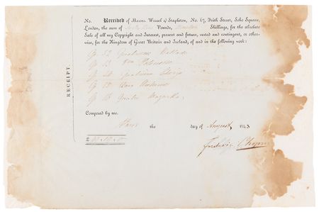 Lot #604 Frederic Chopin (2) Documents Signed, Selling Copyright to Five Famous Piano Compositions - Including Polonaise in A-flat major, Ballade No. 4, and Nocturnes - Image 6