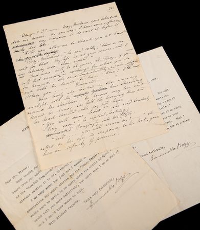 Lot #558 Baroness Emma Orczy Handwritten Manuscript Page from The Scarlet Pimpernel - Image 1