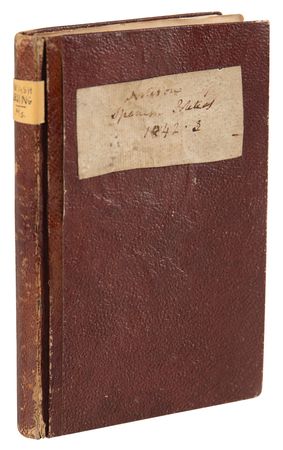 Lot #556 Washington Irving Handwritten Notebook on Politics in Spain, Where He Served as United States Ambassador - Image 3