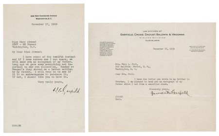 Lot #93 James A. Garfield Signature as President - Image 2