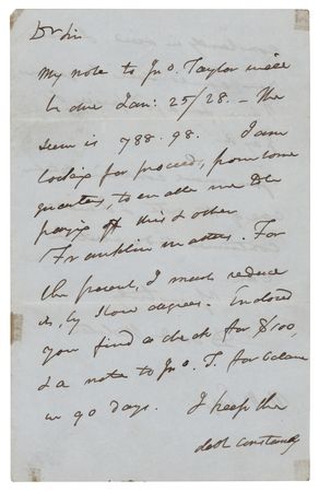 Lot #353 Daniel Webster Autograph Letter Signed - Image 1
