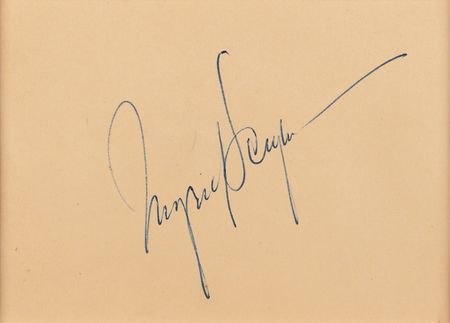 Lot #719 Ingrid Bergman Signature - Image 2