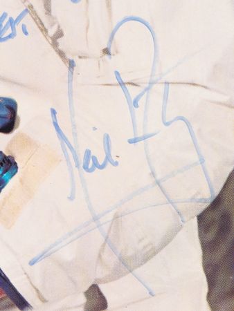 Lot #421 Neil Armstrong Signed Photograph - Image 2