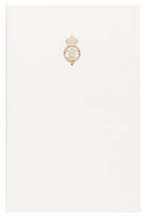 Lot #311 King Charles III Signed Christmas Card (1977) - Image 2