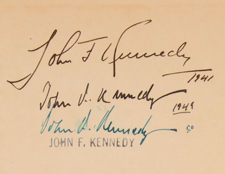 Lot #26 John F. Kennedy's Triple-Signed Book with Ample Handwritten Notations on Communism - Challenge to Karl Marx - Image 2