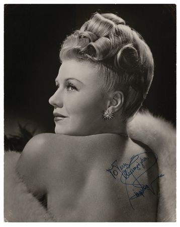Lot #824 Ginger Rogers (2) Signed Photographs - Image 2