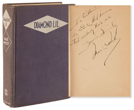 Lot #850 Mae West (2) Signed Items - Book and Oversized Photograph - Image 2