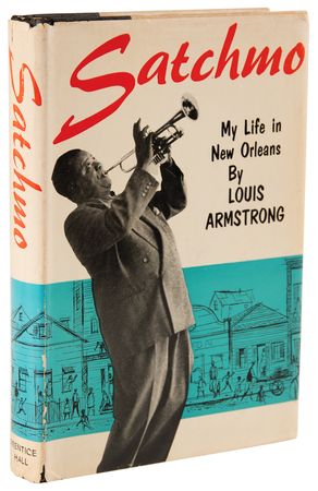 Lot #633 Louis Armstrong and Barney Bigard Signed Book - Satchmo: My Life in New Orleans - Image 3