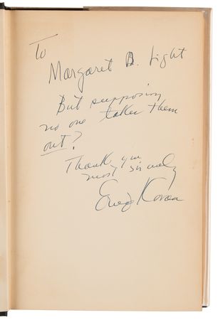 Lot #777 Ernie Kovacs Signed Book - Zoomar - Image 4