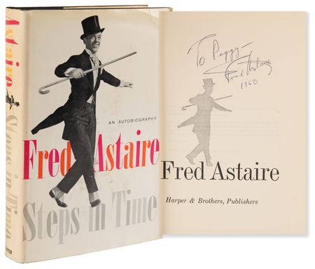Lot #709 Fred Astaire Signed Book - Steps in Time - Image 1