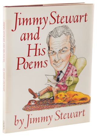 Lot #836 James Stewart Signed Book with 'Harvey' Sketch - Jimmy Stewart and His Poems - Image 4