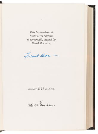 Lot #427 Frank Borman Signed Book - Countdown (Ltd. Ed. #1327/3000) - Image 4
