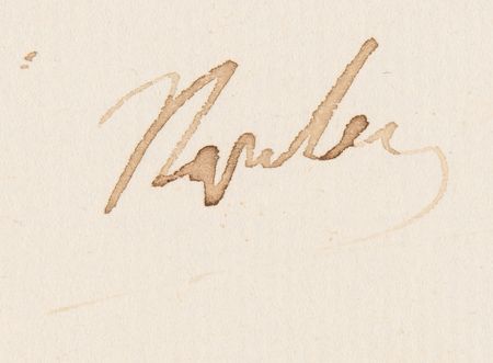 Lot #364 Napoleon Letter Signed to His Adoptive Son, Eugene de Beauharnais - Urging Haste in His Marriage to Princess Augusta of Bavaria - Image 2