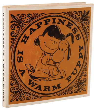 Lot #534 Charles Schulz Signed Book - Happiness Is a Warm Puppy - Image 3