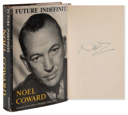 Lot #575 Noel Coward Signed Book - Future Indefinite - Image 1