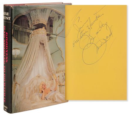 Lot #852 Mae West Signed Book - Goodness Had Nothing to Do With It - Image 1