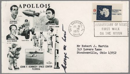 Lot #448 NASA Flight Directors and Personnel (14) Signed Covers - Image 14