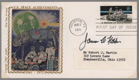 Lot #448 NASA Flight Directors and Personnel (14) Signed Covers - Image 15