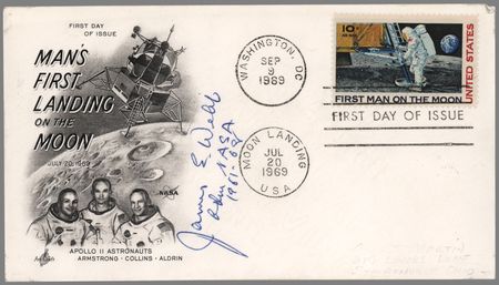 Lot #448 NASA Flight Directors and Personnel (14) Signed Covers - Image 2
