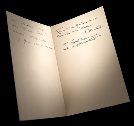 Lot #232 Albert Einstein Autograph Letter Signed (1943) - Image 1