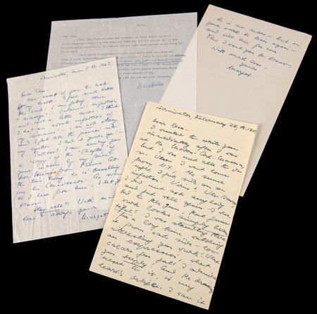 Lot #279 Margot Einstein (3) and Helen Dukas (1) Letters Signed - Image 1