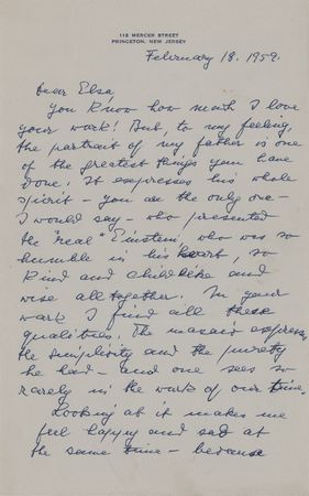 Lot #279 Margot Einstein (3) and Helen Dukas (1) Letters Signed - Image 4