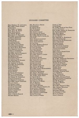 Lot #277 Albert Einstein Original 1944 Dinner Invitation from The American Fund for Palestinian Institutions - Image 3