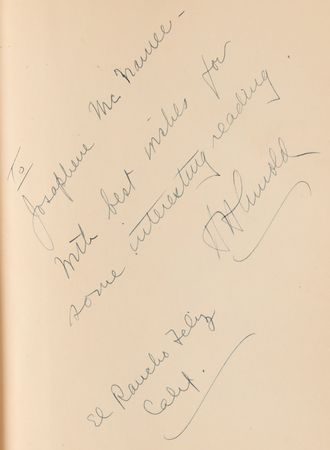 Lot #371 Hap Arnold Signed Book - Global Mission - Image 2