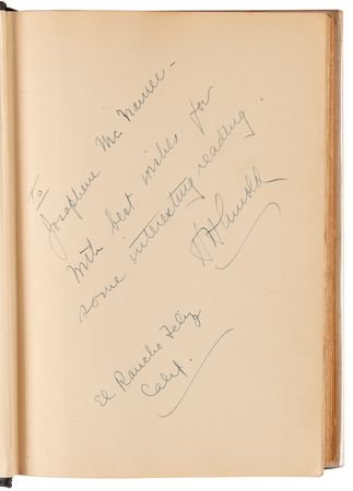 Lot #371 Hap Arnold Signed Book - Global Mission - Image 4