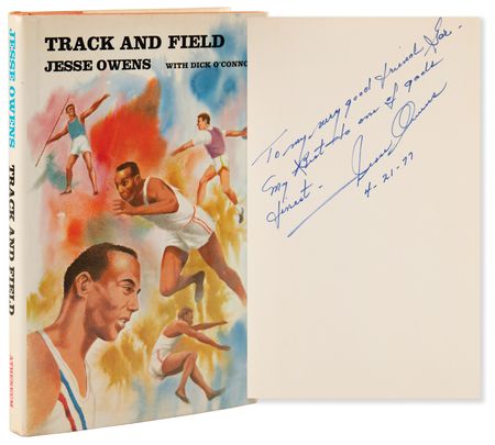 Lot #897 Jesse Owens Signed Book - Track and Field - Image 1