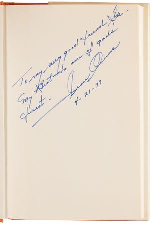 Lot #897 Jesse Owens Signed Book - Track and Field - Image 4