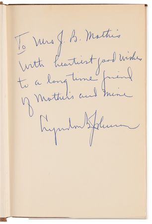 Lot #113 Lyndon B. Johnson Signed Book - The Lyndon Johnson Story - Image 4