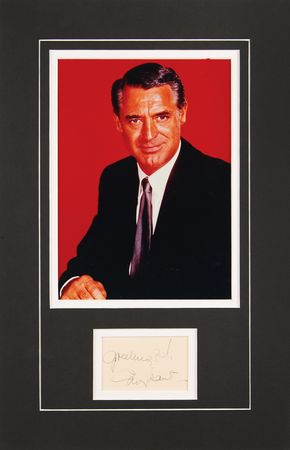 Lot #760 Cary Grant Signature - Image 1
