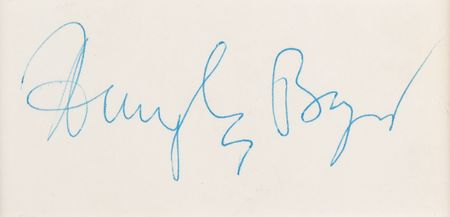 Lot #722 Humphrey Bogart Signature - Image 2