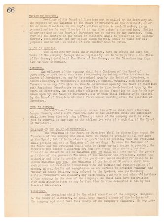 Lot #276 Thomas Edison Document Signed for His Election as Chairman of the Edison Storage Battery Company - Image 5
