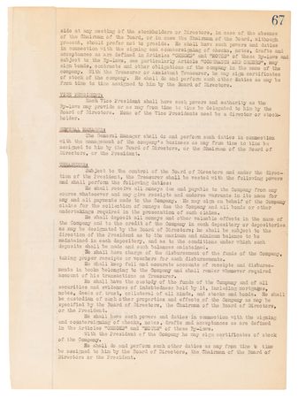 Lot #276 Thomas Edison Document Signed for His Election as Chairman of the Edison Storage Battery Company - Image 6