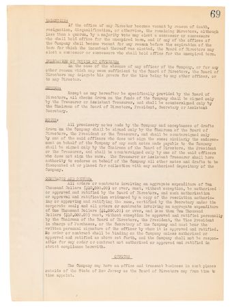 Lot #276 Thomas Edison Document Signed for His Election as Chairman of the Edison Storage Battery Company - Image 8