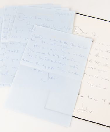 Lot #24 Jacqueline Kennedy (2) Autograph Letters Signed to Grey Gardens Cousin Edith Beale - Image 1