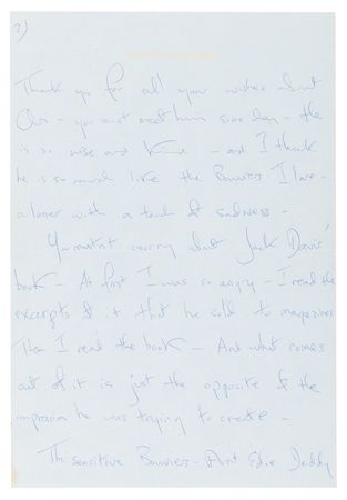 Lot #24 Jacqueline Kennedy (2) Autograph Letters Signed to Grey Gardens Cousin Edith Beale - Image 3