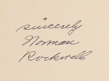 Lot #502 Norman Rockwell Signed Book - My Adventures as an Illustrator - Image 2