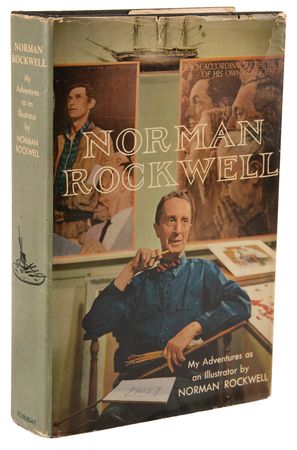 Lot #502 Norman Rockwell Signed Book - My Adventures as an Illustrator - Image 3