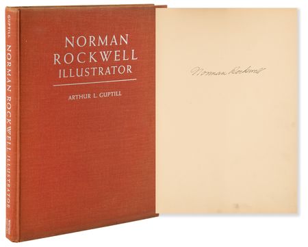 Lot #503 Norman Rockwell Signed Book - Norman Rockwell: Illustrator - Image 1