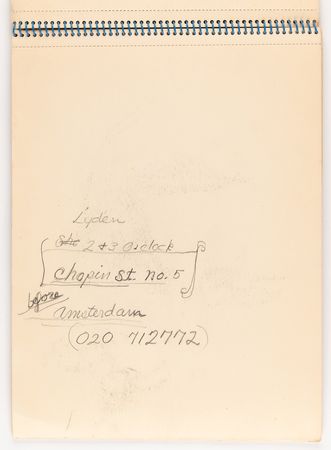 Lot #695 Edie Sedgwick Original Sketchbook with (8) Drawings - Horses, Humans, and Dogs - Image 5