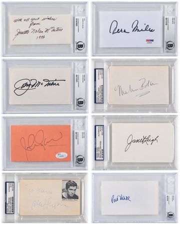 Lot #817 Psycho (8) Signatures - Image 1